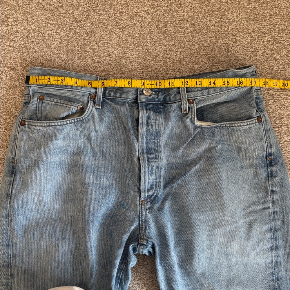 Agolde Riley High Rise Straight Crop Jeans - Picture 3 of 5